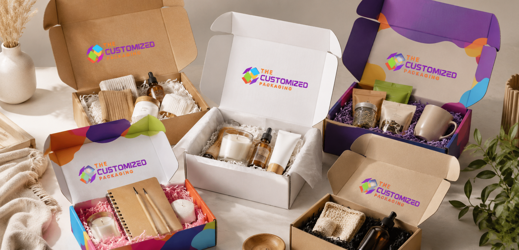 Candle and Glass-Jar Mailer Boxes